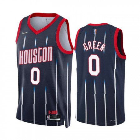 Houston Rockets Jalen Green 0 Nike 2022-23 City Edition Navy Miesten Pelipaidat Swingman